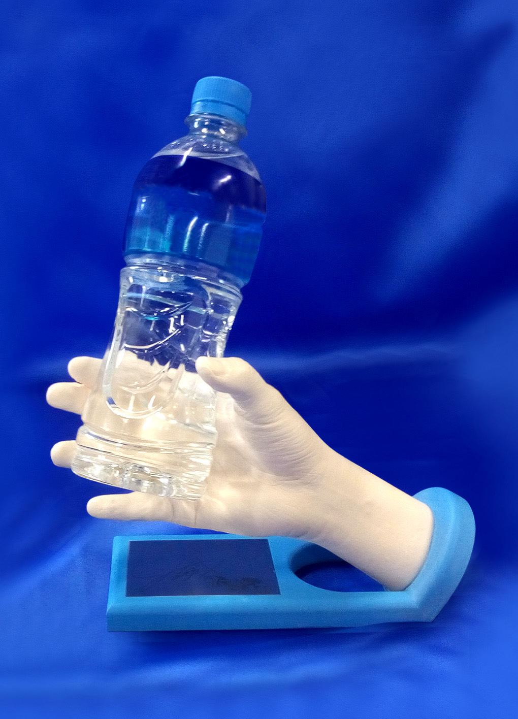 Plastic Bottle Holder Hand Statue